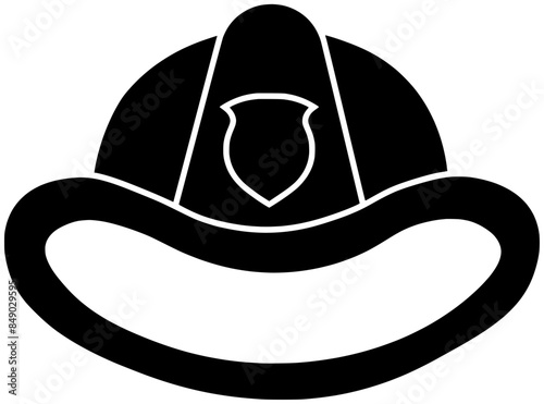 firefighter illustration fireman silhouette emergency logo equipment icon firefighting outline firemen fire hydrant helmet safety hero danger protection fighter shape flame department shoes for vector