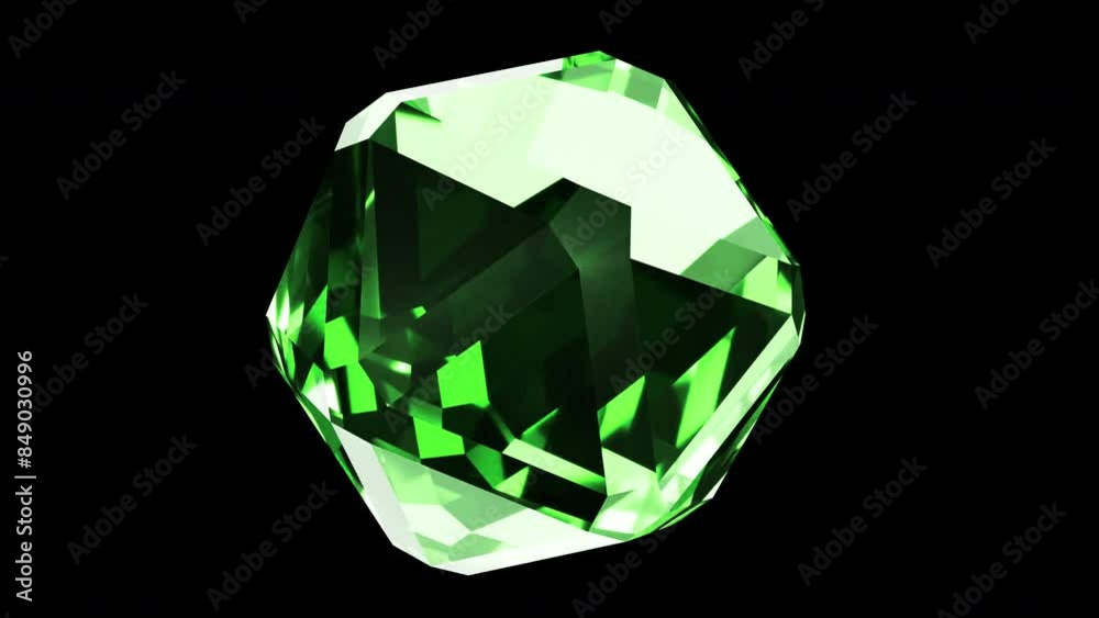Glass geometric low poly sphere shapes rotation. Looping 3d animation abstract background Glass geometric low poly sphere shapes rotation. Looping 3d animation abstract background