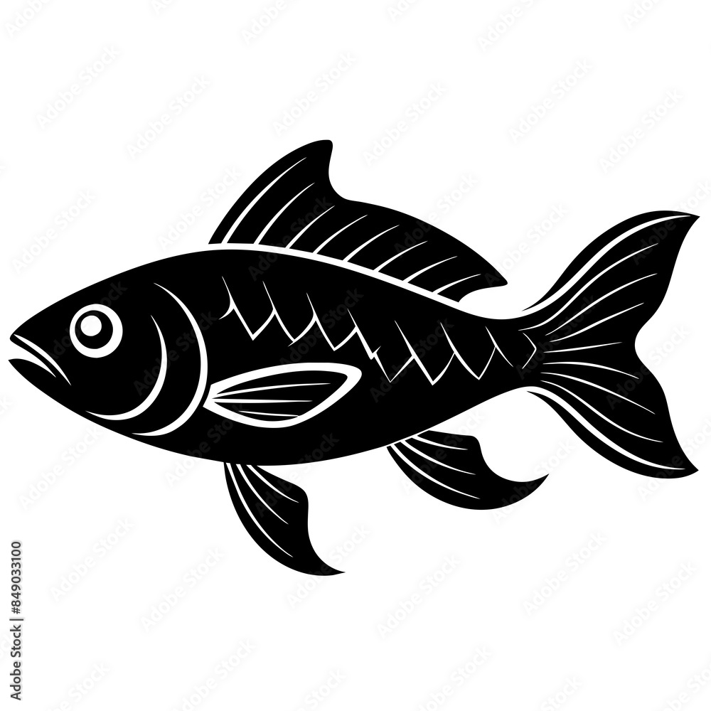 fish vector silhouette illustration svg file fish vector silhouette illustration svg file