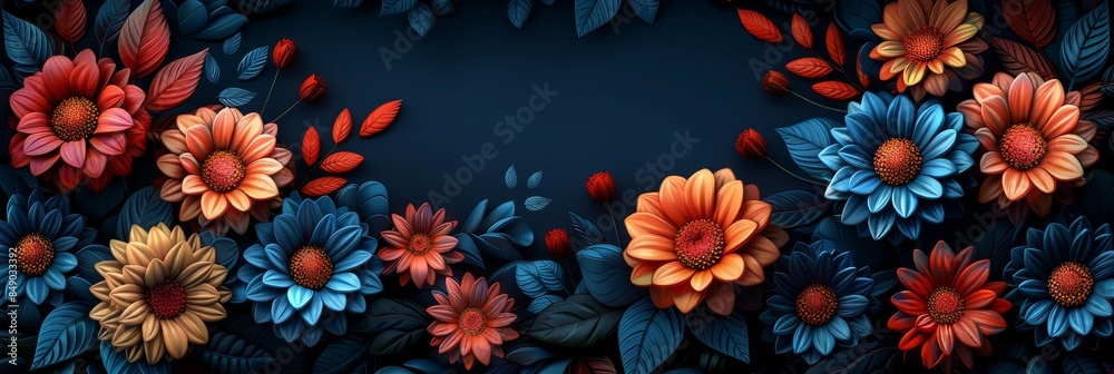Elegant abstract flower background banner
Elegant abstract flower background banner