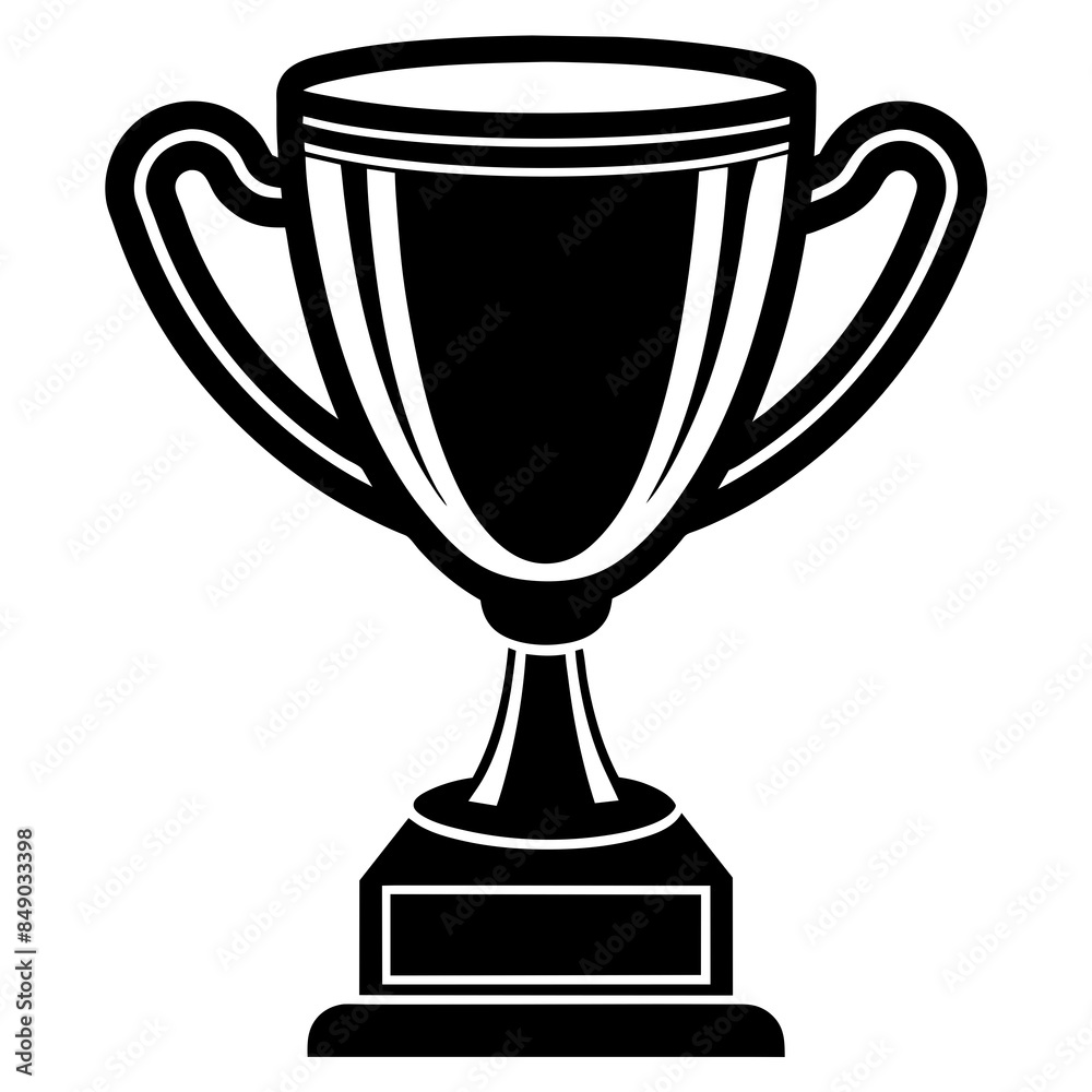 trophy vector silhouette illustration svg file trophy vector silhouette illustration svg file