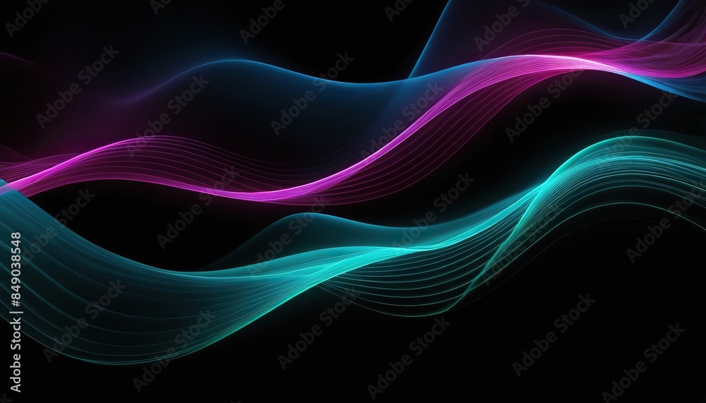 green blue and pink wave abstract background green blue and pink wave abstract background