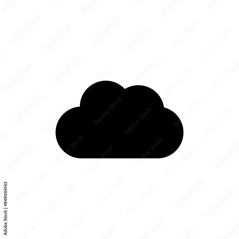 Cloud icon vector for web and mobile app. cloud sign and symbol Cloud icon vector for web and mobile app. cloud sign and symbol