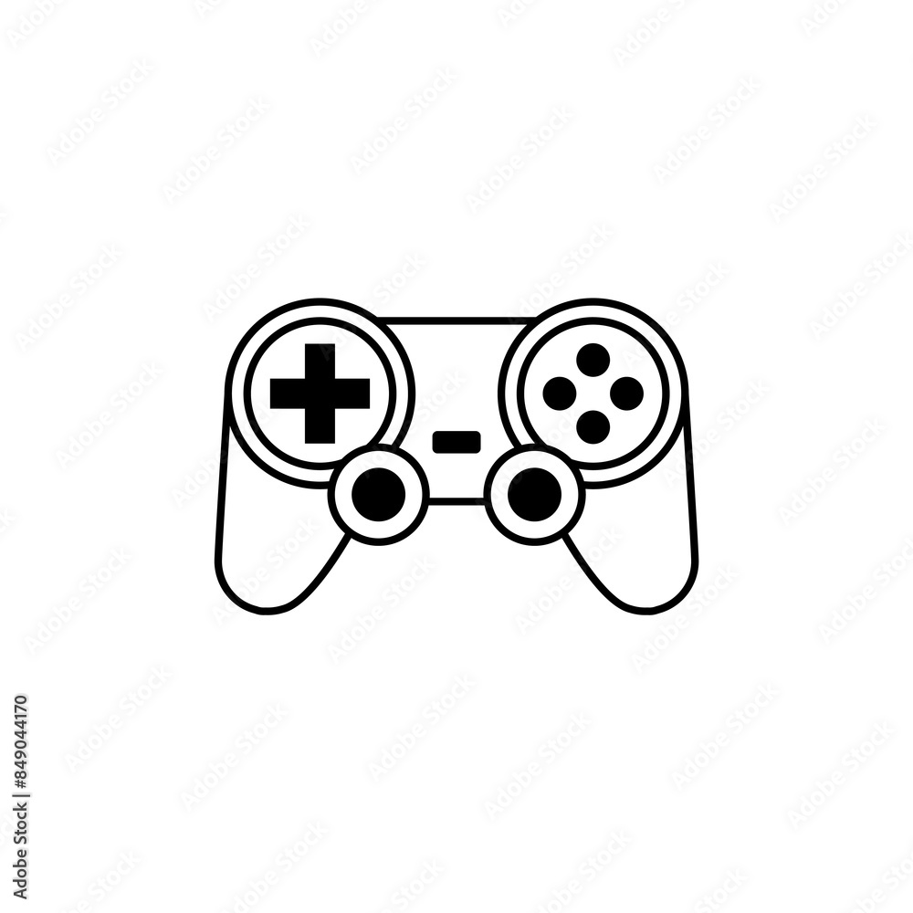 Gamepad icon, Game icon vector for web, computer and mobile app isolated on white background. Gamepad icon, Game icon vector for web, computer and mobile app isolated on white background.