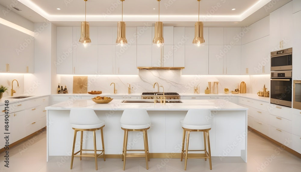 white and gold theme modern interior white and gold theme modern interior
