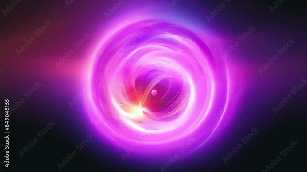 Abstract purple energy round sphere glowing Abstract purple energy round sphere glowing