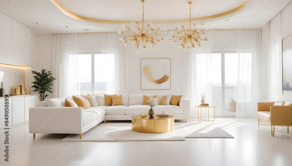 white and gold theme modern interior white and gold theme modern interior