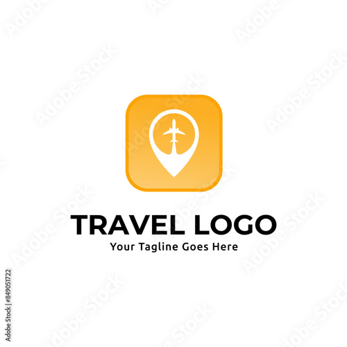 Free Download Pin map illustration for travel icon logo design - GFXLoad