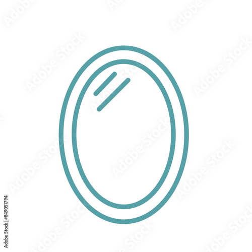 Mirror line icon