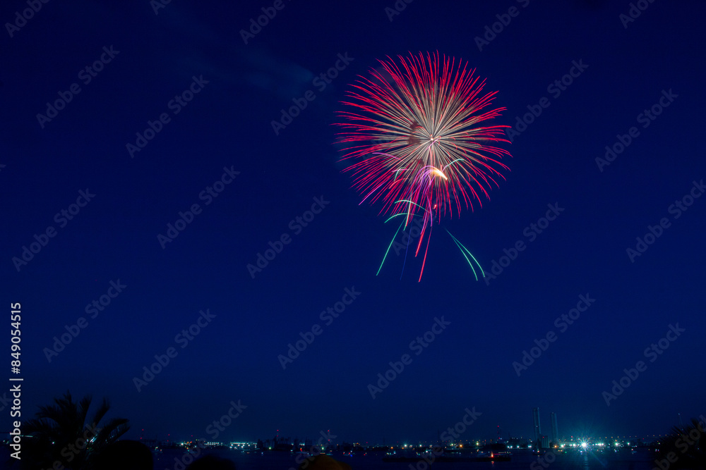 日本の夏の花火