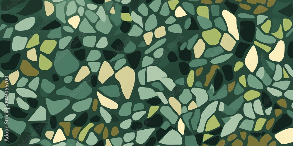 Mosaic pattern texture surface of damaged stones and graphic abstract art view Mosaic pattern texture surface of damaged stones and graphic abstract art view