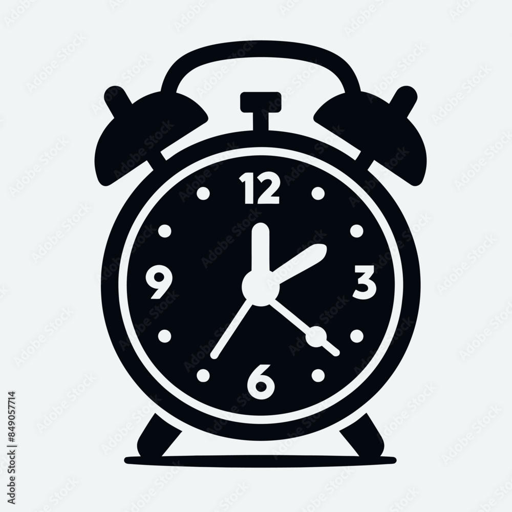 Alarm clock Silhouette Illustration Vector Graphic Design Art Shadow Shape design Alarm clock Silhouette Illustration Vector Graphic Design Art Shadow Shape design