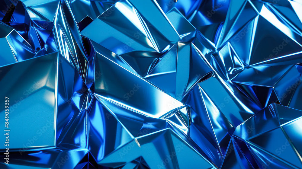 Abstract blue geometric shapes background Abstract blue geometric shapes background
