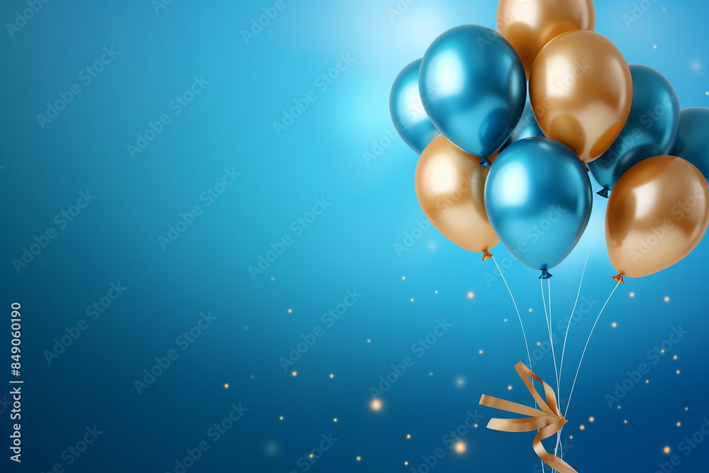 balloons on blue sky balloons on blue sky