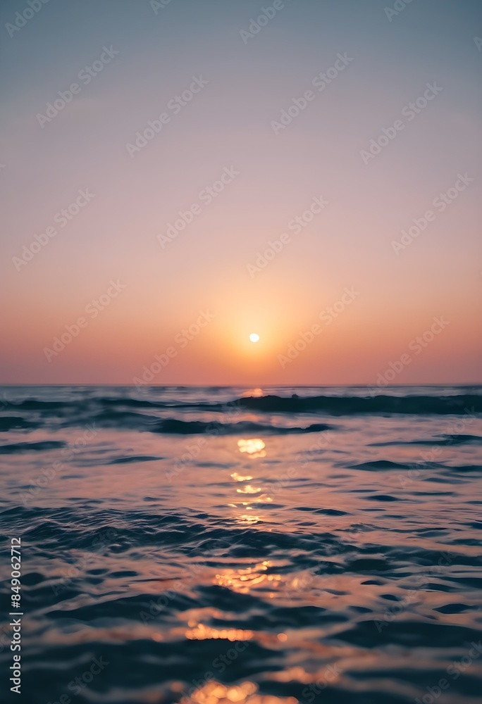 Majestic Twilight on a Coastal Beach Majestic Twilight on a Coastal Beach