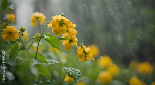 yellow flowers in the garden