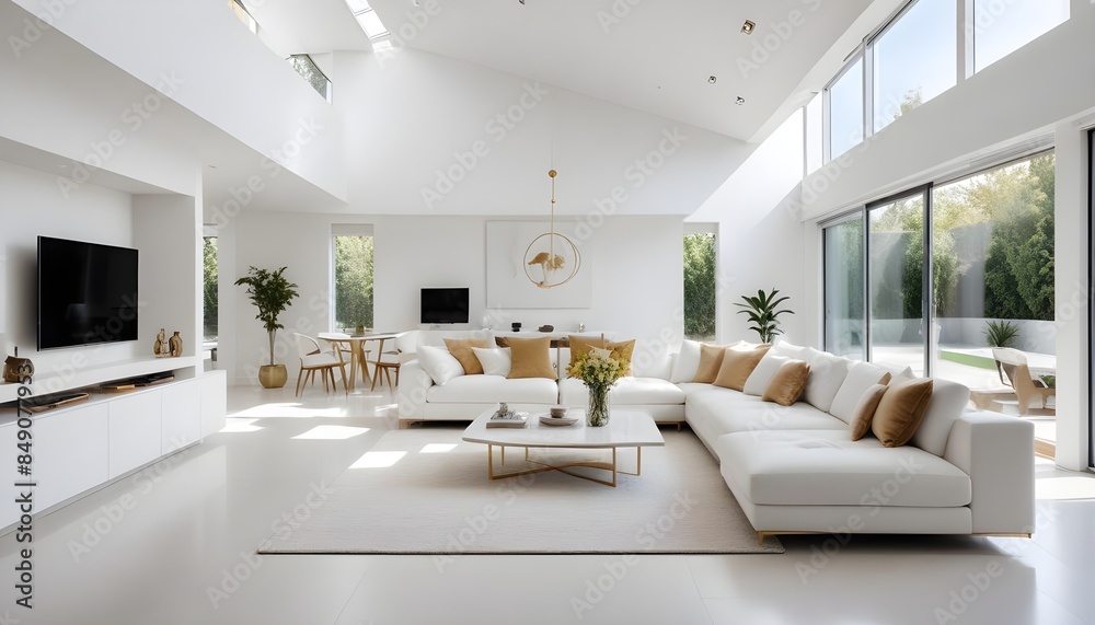white and gold theme modern interior white and gold theme modern interior