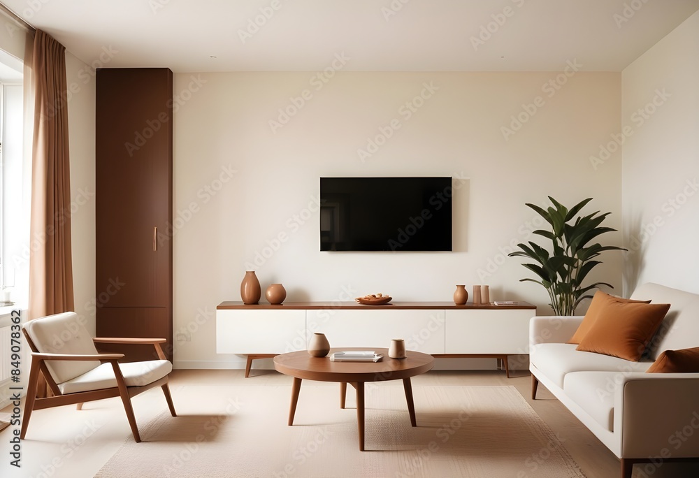 white and gold theme modern interior
