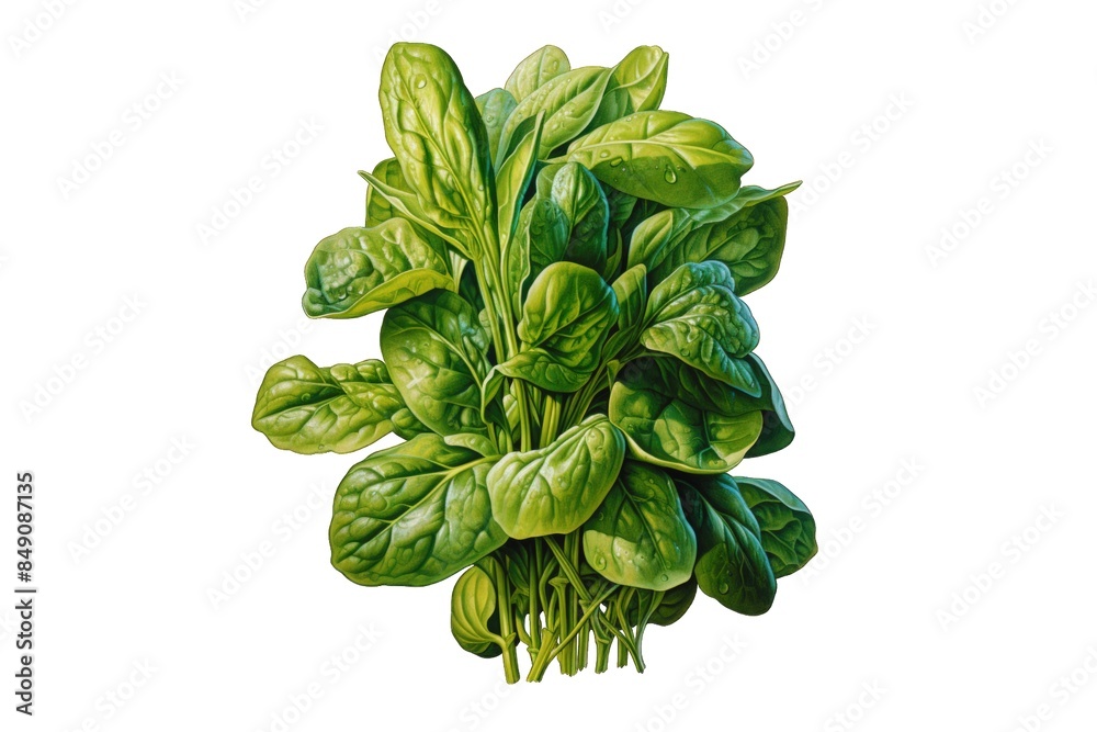 Fototapeta premium I Love Spinach (JPG 300Dpi 10800x7200)