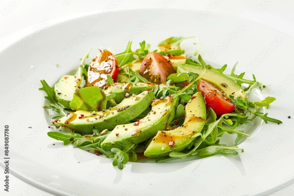 Succulent Avocado Salad with Zesty Citrus Dressing Succulent Avocado Salad with Zesty Citrus Dressing
