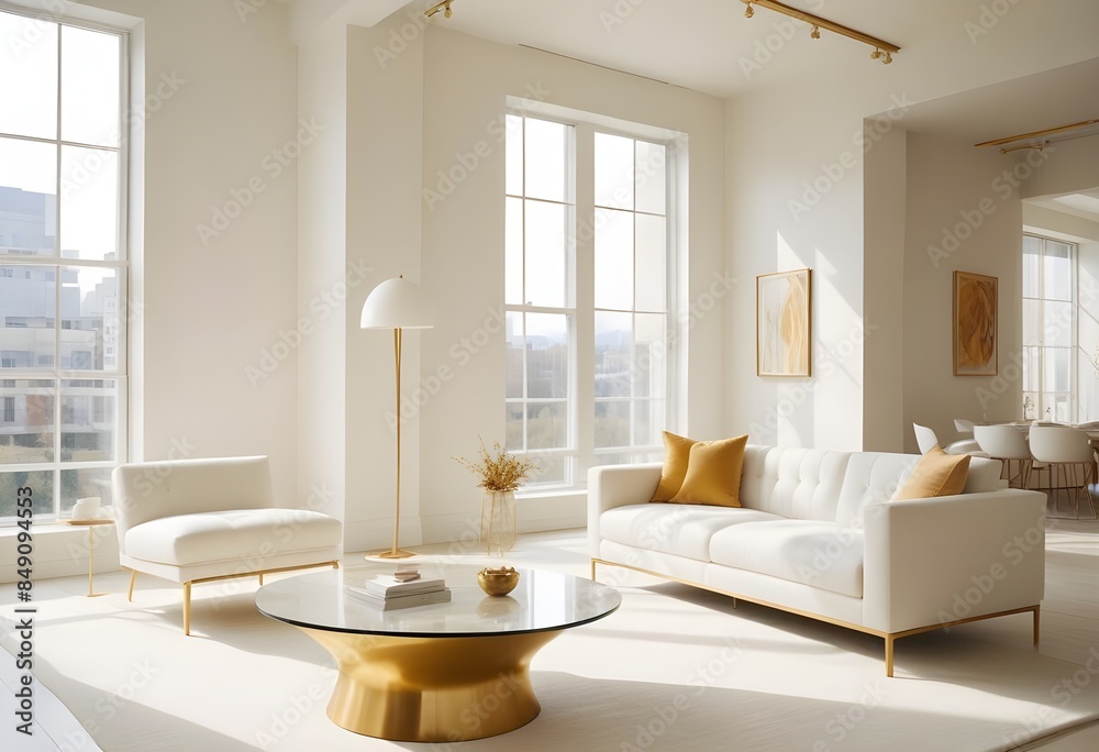 white and gold theme modern interior white and gold theme modern interior