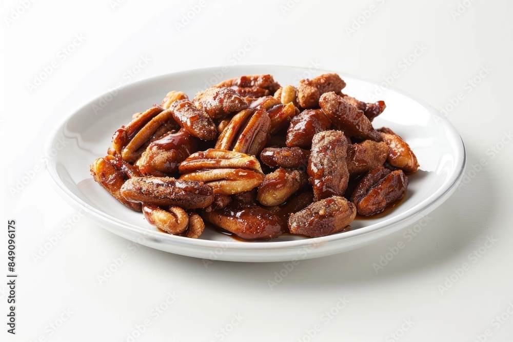 Sweet and Smoky Nuts: Crunchy and Flavorful BBQ Coated Snack Sweet and Smoky Nuts: Crunchy and Flavorful BBQ Coated Snack