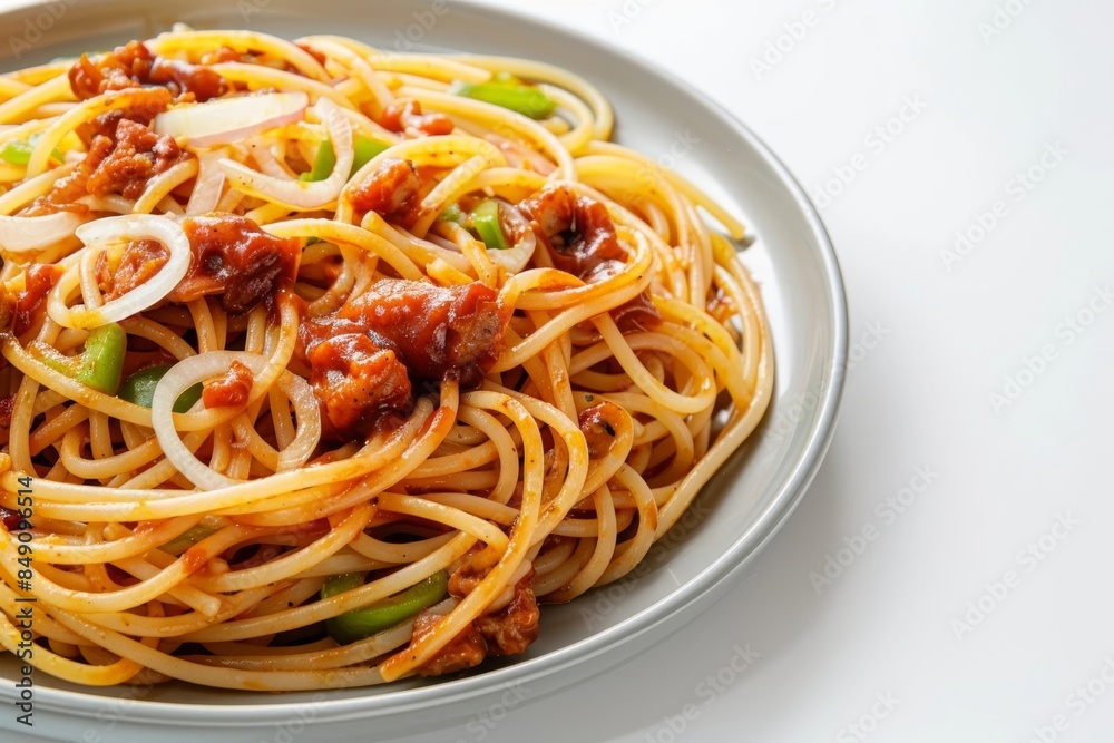 BBQ Spaghetti: A Burst of Freshness and Smoky Aroma BBQ Spaghetti: A Burst of Freshness and Smoky Aroma