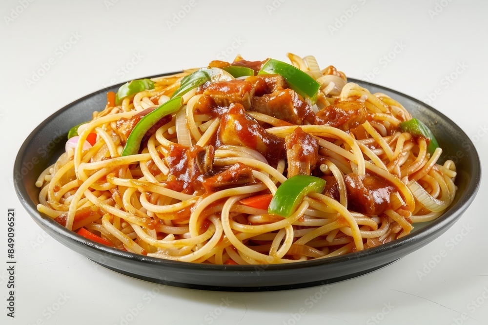 Irresistible BBQ Spaghetti with Tender Pork and Tangy Sauce Irresistible BBQ Spaghetti with Tender Pork and Tangy Sauce