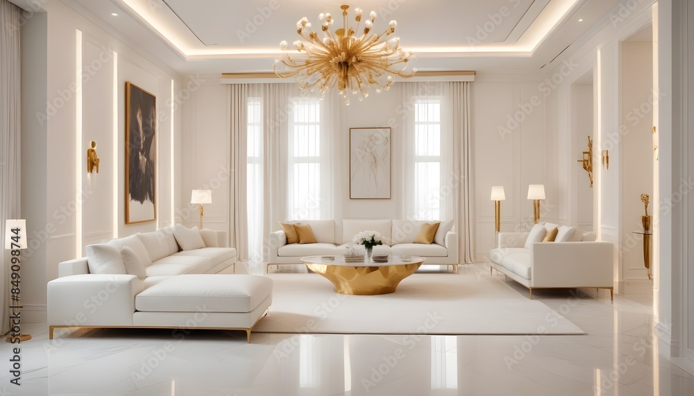 white and gold theme modern interior white and gold theme modern interior