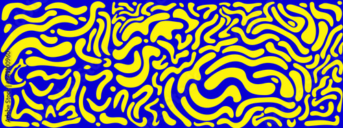 Wavy lines pattern. Curvy design. Dynamic backdrop. Abstract banner background
