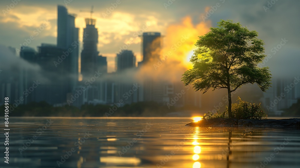 Fototapeta premium Environmental Impact