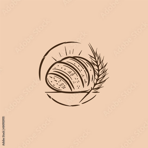 wheat bread design vector illustration