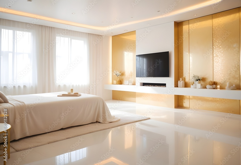 white and gold theme modern interior white and gold theme modern interior