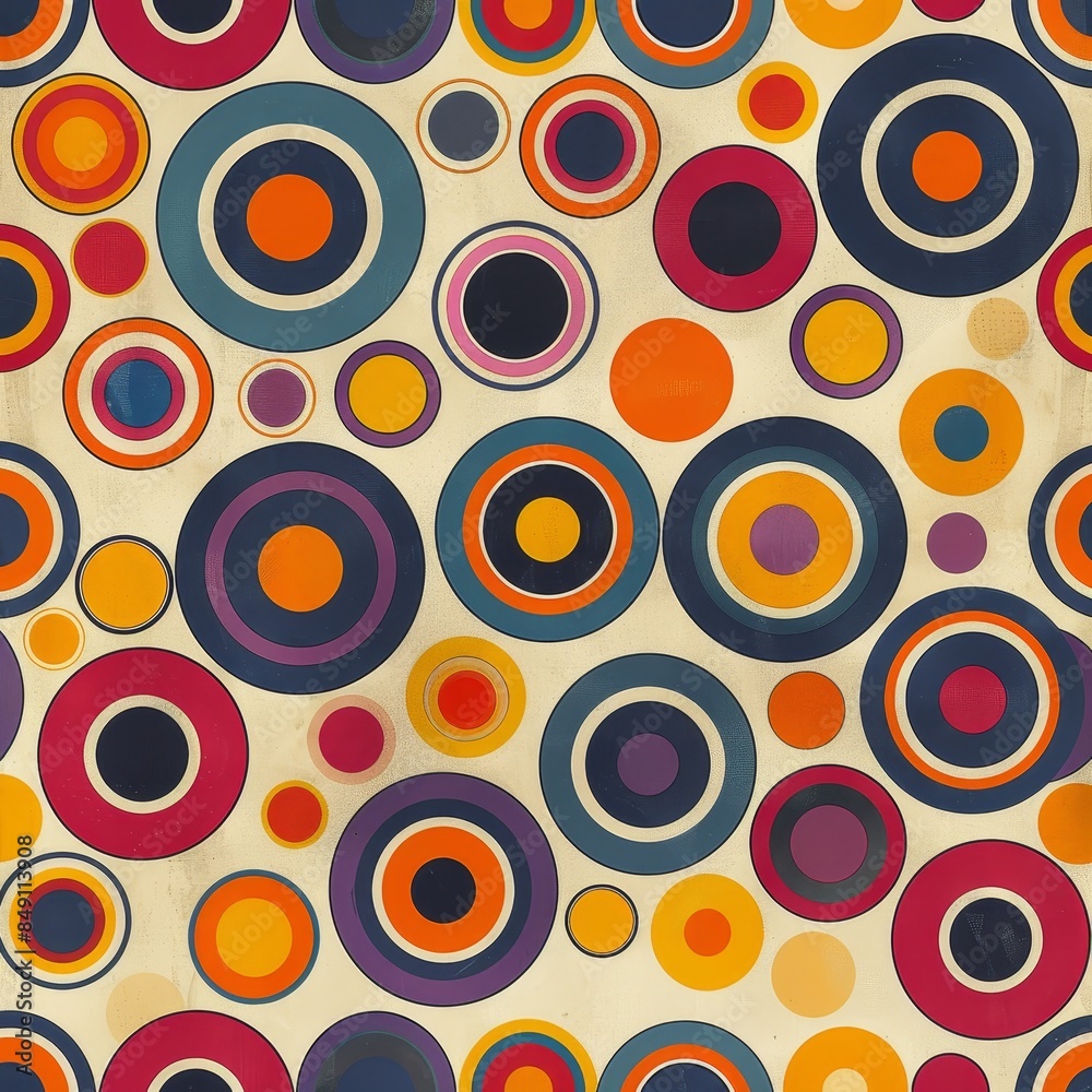 Abstract background illustration in the style of the 70s Abstract background illustration in the style of the 70s