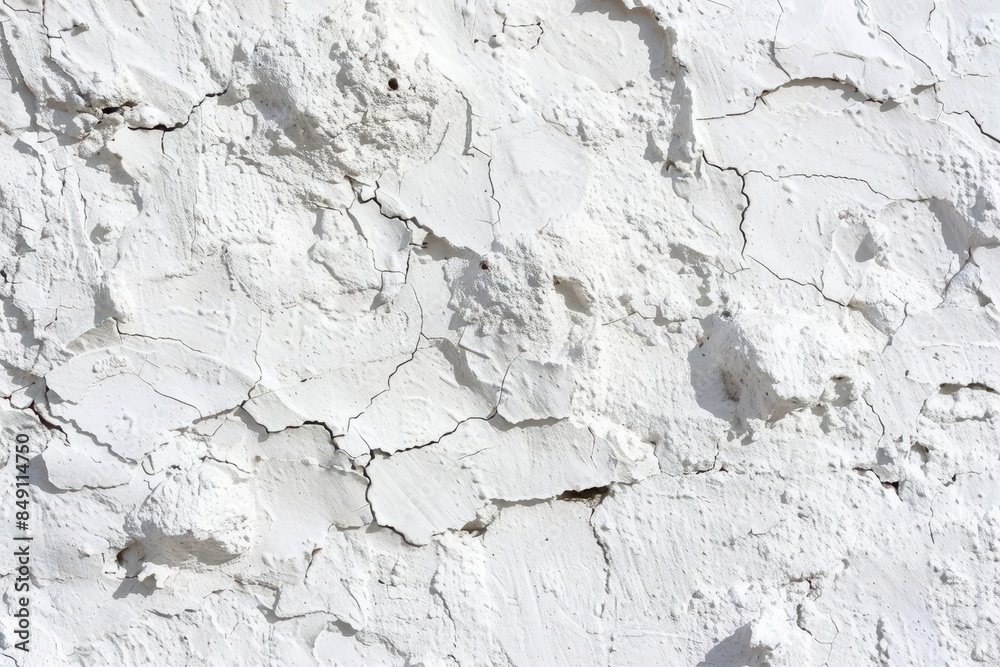 Fototapeta premium seamless white plaster wall texture rough cement background abstract textured pattern closeup photography