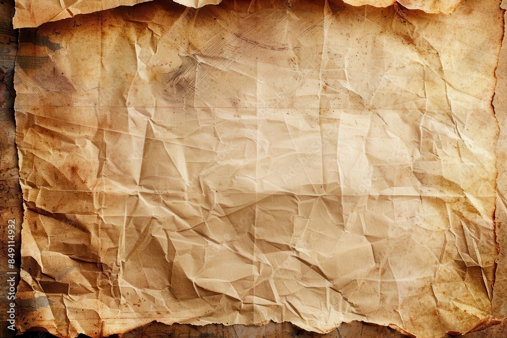 Fototapeta premium sepia old paper texture vintage grunge border background