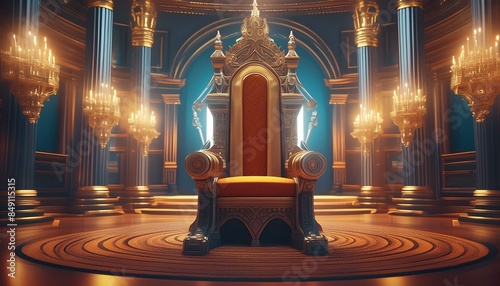 The Majesty of Vacancy: Adorned Throne Hall