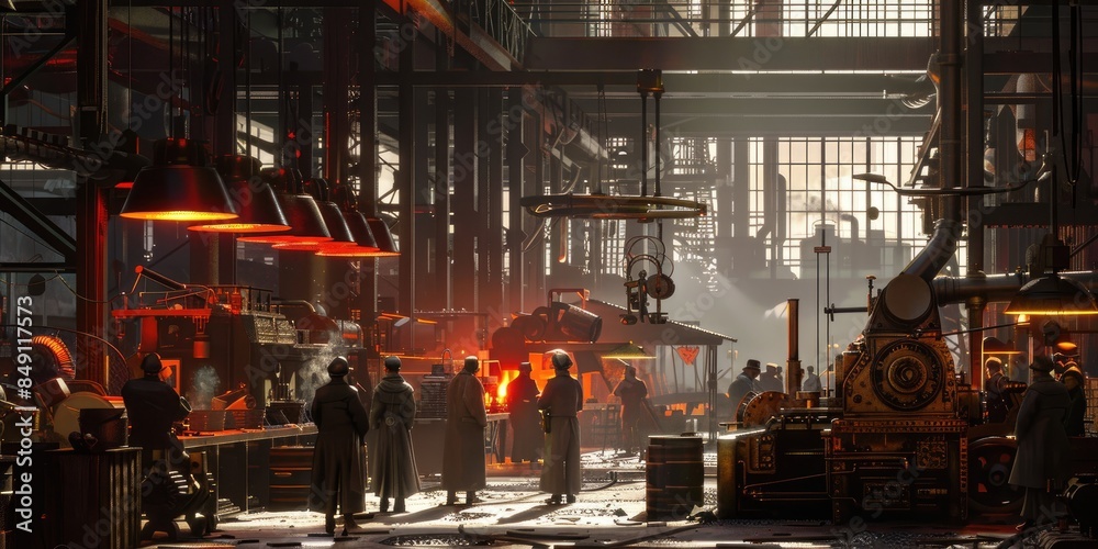 Factory Manager in Industrial Setting Factory Manager in Industrial Setting