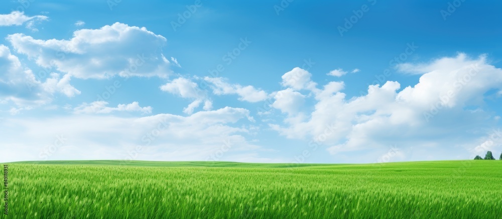Green grass field. Creative banner. Copyspace image Green grass field. Creative banner. Copyspace image