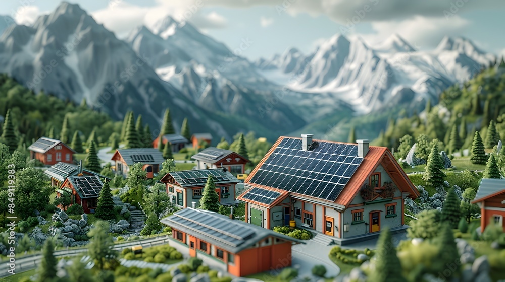Microgrid in a Picturesque Mountain Village with Renewable Energy Infrastructure Microgrid in a Picturesque Mountain Village with Renewable Energy Infrastructure