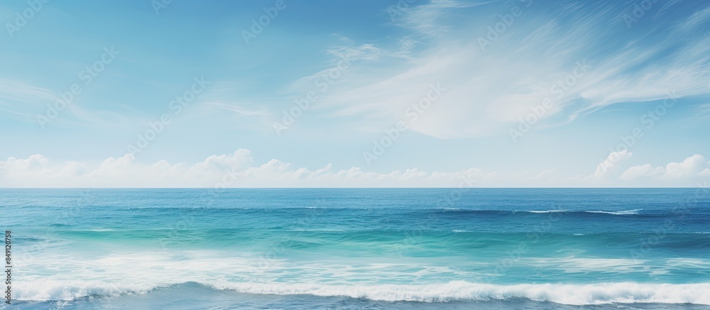 Obraz premium sea scape. Creative banner. Copyspace image