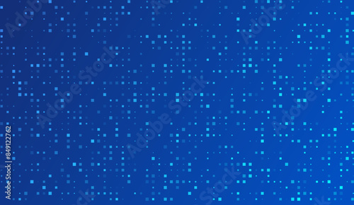 Blue tech finance background abstract pixel element network. Abstract business tech science background.