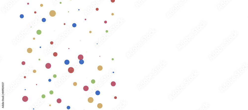 Multicolor confetti abstract background with a lot of falling pieces, isolated on a white background. Festive decorative tinsel element for design Multicolor confetti abstract background with a lot of falling pieces, isolated on a white background. Festive decorative tinsel element for design