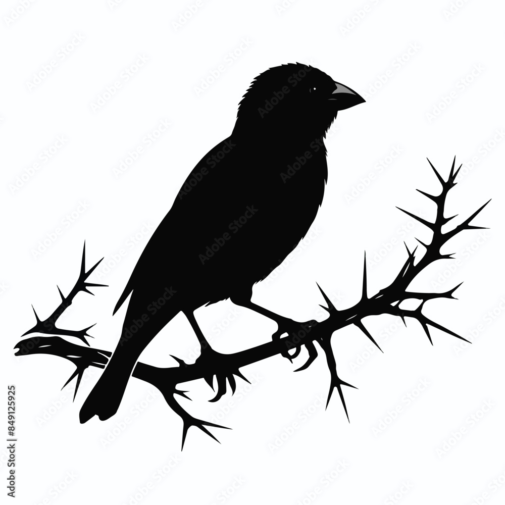 Fototapeta premium bird vector silhouette illustration