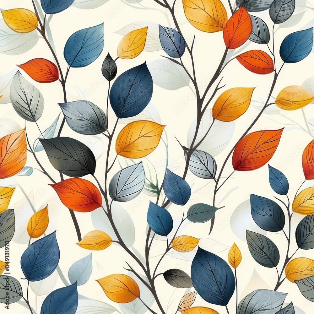 Obraz premium Abstract background illustration in the style of the 70s