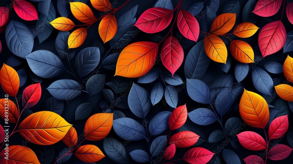 Abstract background illustration in the style of the 70s