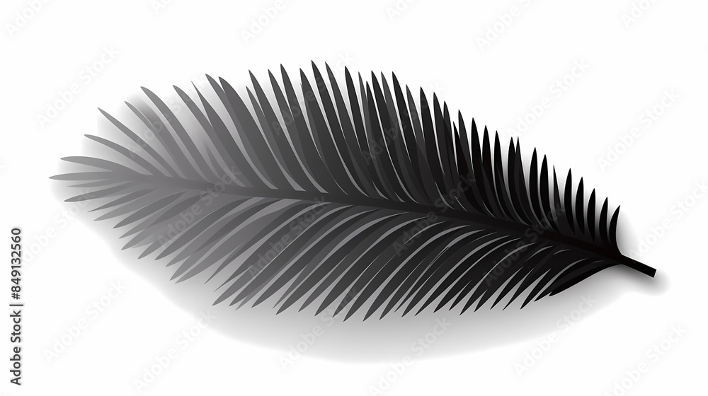 Realistic transparent shadow from a leaf of a palm tree on the white background. Tropical leaves shadow. Mockup with palm leaves shadow. Realistic transparent shadow from a leaf of a palm tree on the white background. Tropical leaves shadow. Mockup with palm leaves shadow.