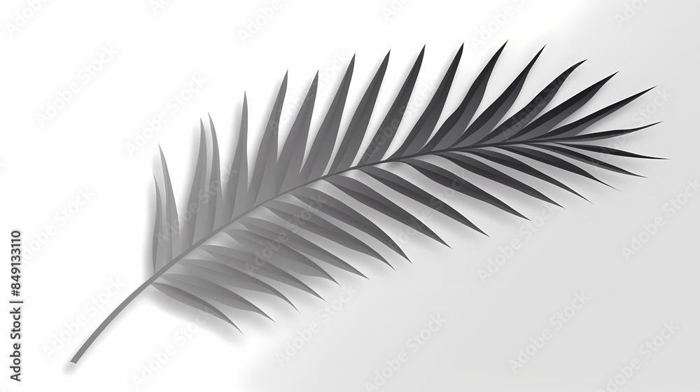 Realistic transparent shadow from a leaf of a palm tree on the white background. Tropical leaves shadow. Mockup with palm leaves shadow. Realistic transparent shadow from a leaf of a palm tree on the white background. Tropical leaves shadow. Mockup with palm leaves shadow.