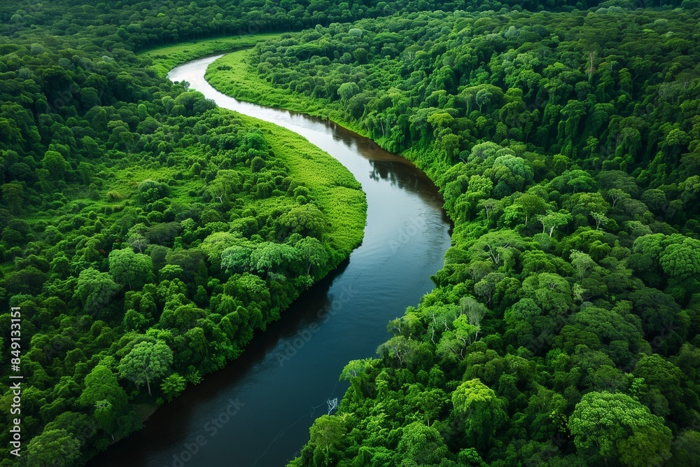 river in the forest