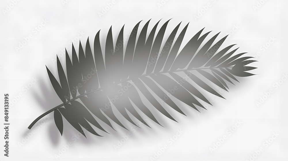 Realistic transparent shadow from a leaf of a palm tree on the white background. Tropical leaves shadow. Mockup with palm leaves shadow. Realistic transparent shadow from a leaf of a palm tree on the white background. Tropical leaves shadow. Mockup with palm leaves shadow.